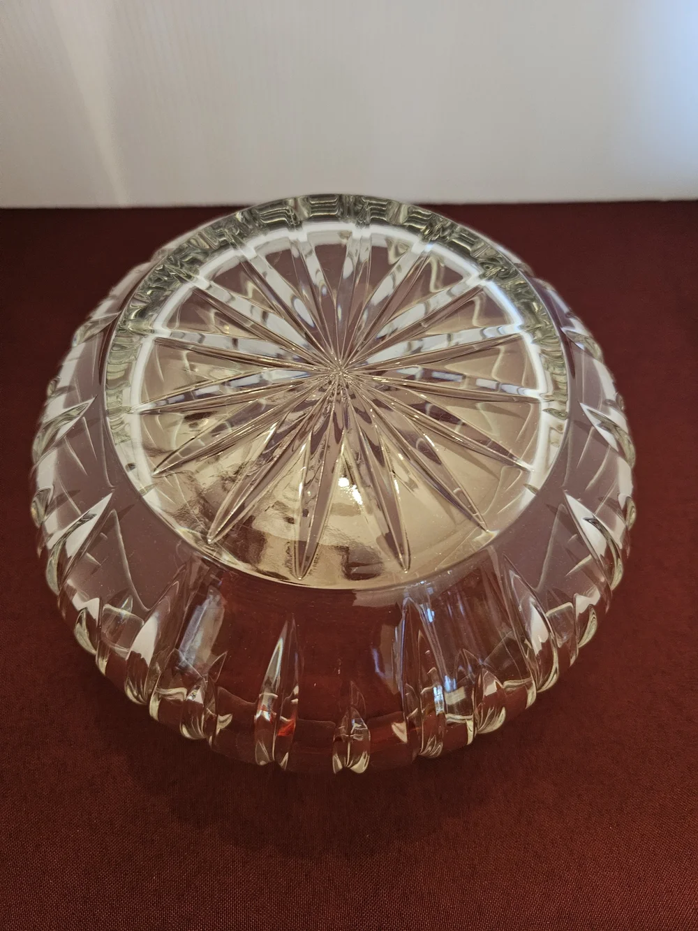 Vintage Noble Excellence Clear Lead Crystal Bowl